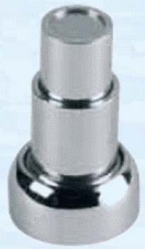 Magnetisches Turschloß, ausziehbar Messing