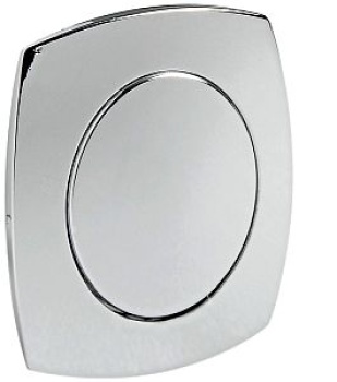 Knauf + Ring Konvex ABS, verchromt