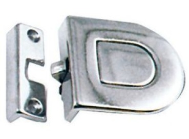 Druckknopfschnapper Messing, verchromt