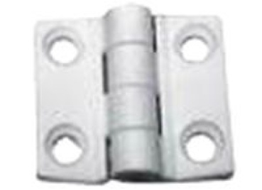Scharnier verstärktes Nylon, weiß 38x38 mm