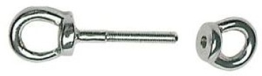VA-Stahl doppelter Augbolzen 10x80 mm