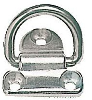 3-Bohrlöchern-Auge, klappbar AISI316 65x64 mm