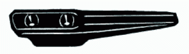 Klemmklampen Nylon, schwarz 155 mm