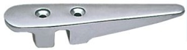 Klampe m.Curryklemme Aluminium, eloxiert 125 mm