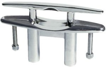 Klampe, abwendbar AISI316 hochglanz. 164/150 mm