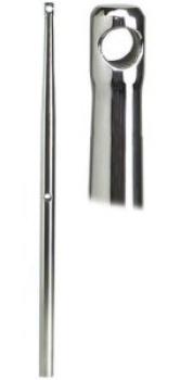 Relingstutz m. Drahtdurchlass AISI316 610 mm