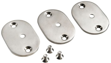 Handlaufsetbfestigung 2 Platten + 2 Schrauben