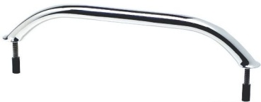 Handlauf ovales Rohr AISI316 Schrauben außen 610mm