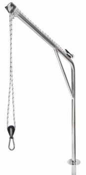 VA-Stahl Davit, drehbar