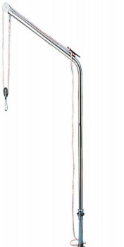 VA-Stahl Davit, schwenkbar 40 mm 125 kg paarweise