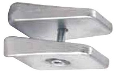 Doppelzinkanode f. Johnson/Evinrude 20/25/35 PS SET 2St