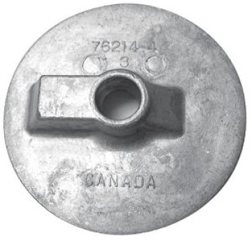 Platte Finnanode aus Aluminium f. Bravo