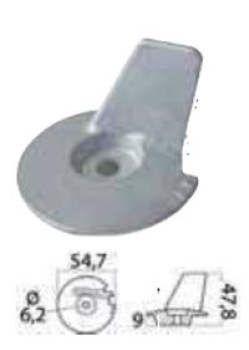 Zink-Finnanode Tohatsu 8/20 PS - Viertakter