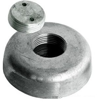 Zincanode m. versenkbarer Halterung Ø 120 mm