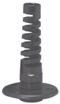 Schottenwand-Durchgang-Set Nylon schw Flange inox