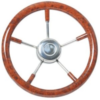Steuerrad aus kurbisches Bruyere 350 mm