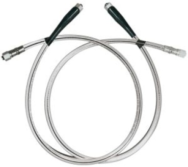 Paar von SILVER STEER Hochdrucksrohren 2 m