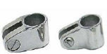 Gabelgelenk, abgewinkelt AISI316 f. Rohre Ø 22 mm