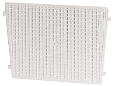 Heckschutzplatte, weiß 300x220 mm