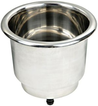 VA-Stahl Glasshalter Drainageloch