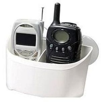 GPS/Handy-Halter aus Kunstoff, weiß