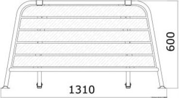 Heck-Badeplattform 1310 mm
