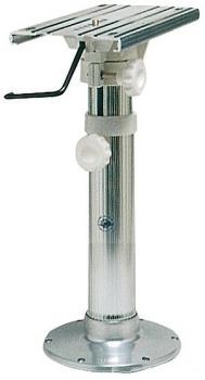 Stuhlfuß m.Schiene,drehbar Halterung,poliert 30 cm