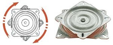 Drehbare Basis aus VA-Stahl f. Sitz