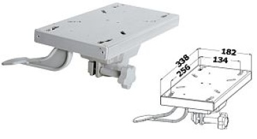 Verschiebbare u. drehbare Aluminium-Gleitschiene