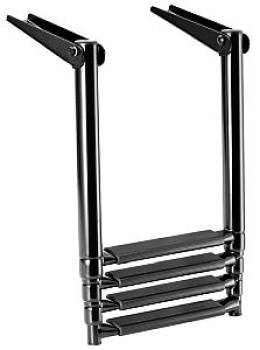 Ausziehbare Leiter f.Badeplattform AISI316 4Stufen