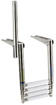 Leiter 4 Stufen m. Haltegriff 345 mm