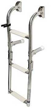 Klapp-Badeleiter AISI316 schmal 3-stufig