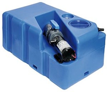 Schmutzwassertan m.Zerhacker horizontal 60 l 12 V
