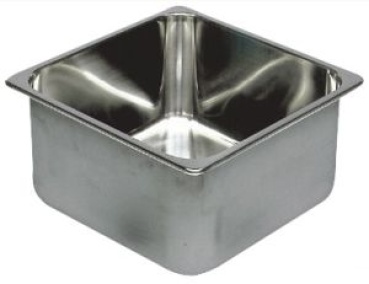VA-Stahl rechteckige Spüle 360x360x150 mm
