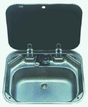 SMEV Spüle m.Mischbatterie 420x370 mm