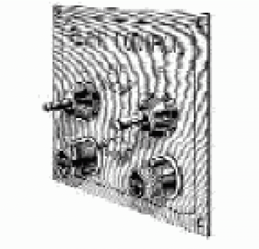 Schalttafel f. hydraulisches Trimmklappenpaar