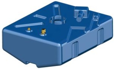 PE-Treibstofftank 62 l