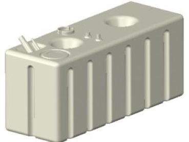 Treibstofftank aus Polyethylen, vernetzt 336 l