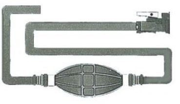 Treibstoffschlauch m.1 OMC Anschluss