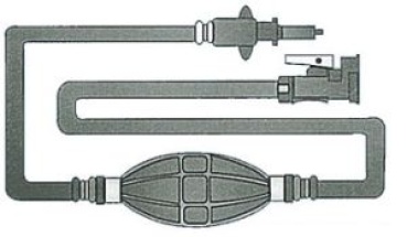 Treibstoffschlauch m.2 MERCURY/MARINER Anschlüsse