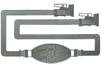 Treibstoffschlauch m. 2 YAMAHA Anschlüsse