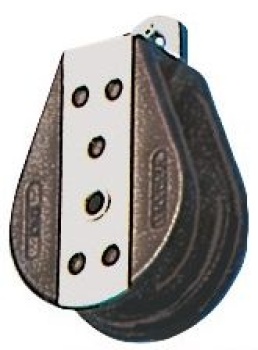 Decksblock auf Kugellagern 12x57