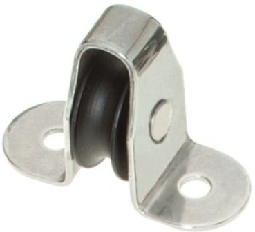 VA-Stahl-Einscheibenblock,vertikal Alu-Rolle 4mm