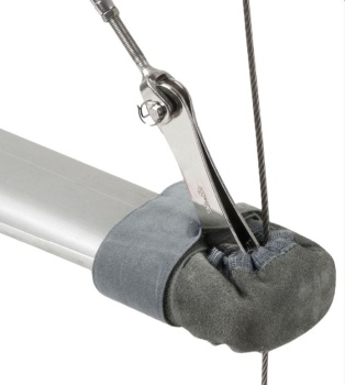 Salingschoner aus Leder 122-154 mm