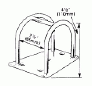 Baumbeschlag Niro 110 mm