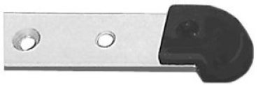 Nylonendstück, schwarz f.61.591.01