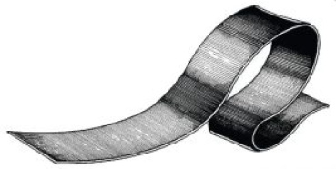 Profilleiste 110x3 mm schwarz