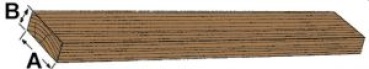 Teakleiste 100x10x2000 mm