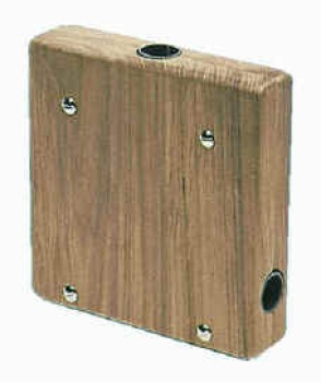 Teak-Motorhalterung 175x175x45 mm