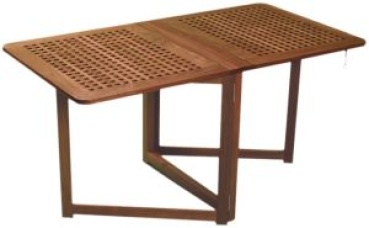 Teakholz-Klapptisch 78x145x70 cm